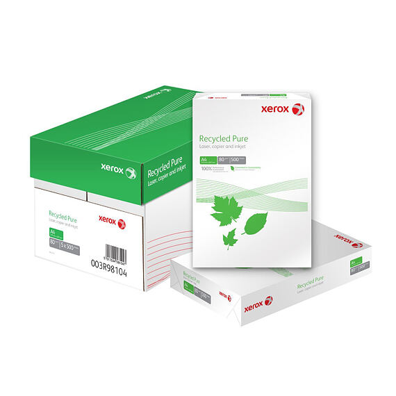 Kancelářský papír Xerox Recycled PURE A4, 500 listů, 80g/m2, recyklovaný